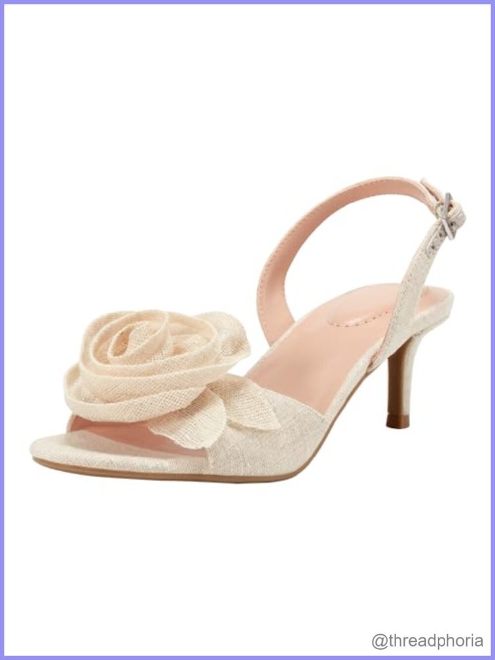Suede Slingback Peep Toe Kitten Heel Dress Sandals